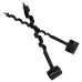 AegisTorq Heavy-Duty Carbon Steel Hand Drill – Hand-Operated Manual Drill with High Precision, Comfortable Grip, and Dual Chuck for Woodworking