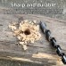 AegisTorq Heavy-Duty Carbon Steel Hand Drill – Hand-Operated Manual Drill with High Precision, Comfortable Grip, and Dual Chuck for Woodworking