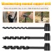 AegisTorq Heavy-Duty Carbon Steel Hand Drill – Hand-Operated Manual Drill with High Precision, Comfortable Grip, and Dual Chuck for Woodworking