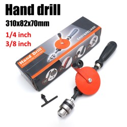 AegisTorq Hand Drill – Hand-Operated, High-Precision Manual Drill for Woodworking, Metalworking & DIY Projects – Comfortable Grip