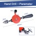 AegisTorq Hand Drill – Hand-Operated, High-Precision Manual Drill for Woodworking, Metalworking & DIY Projects – Comfortable Grip